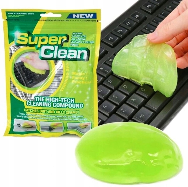 Elastyna Żel Do Czyszczenia Zakamarków Samochodu Klawiatury Slime Glut Guma