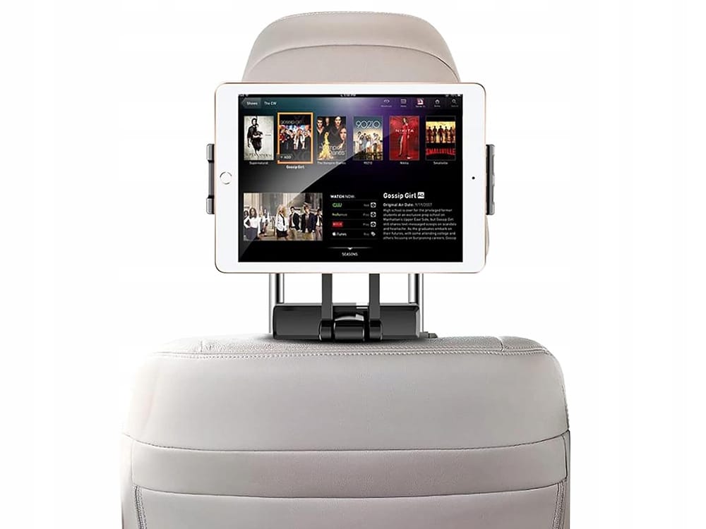 Stabilny Uchwyt Samochodowy Na Tablet Telefon Na Zagłówek Regulowany