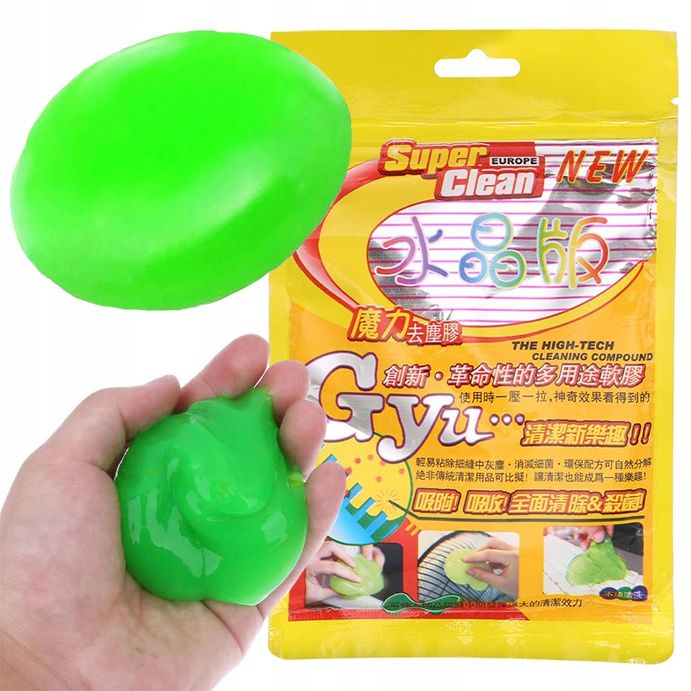 Elastyna Żel Do Czyszczenia Zakamarków Samochodu Klawiatury Slime Glut Guma