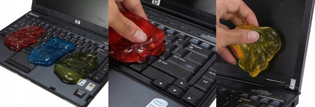 Elastyna Żel Do Czyszczenia Zakamarków Samochodu Klawiatury Slime Glut Guma