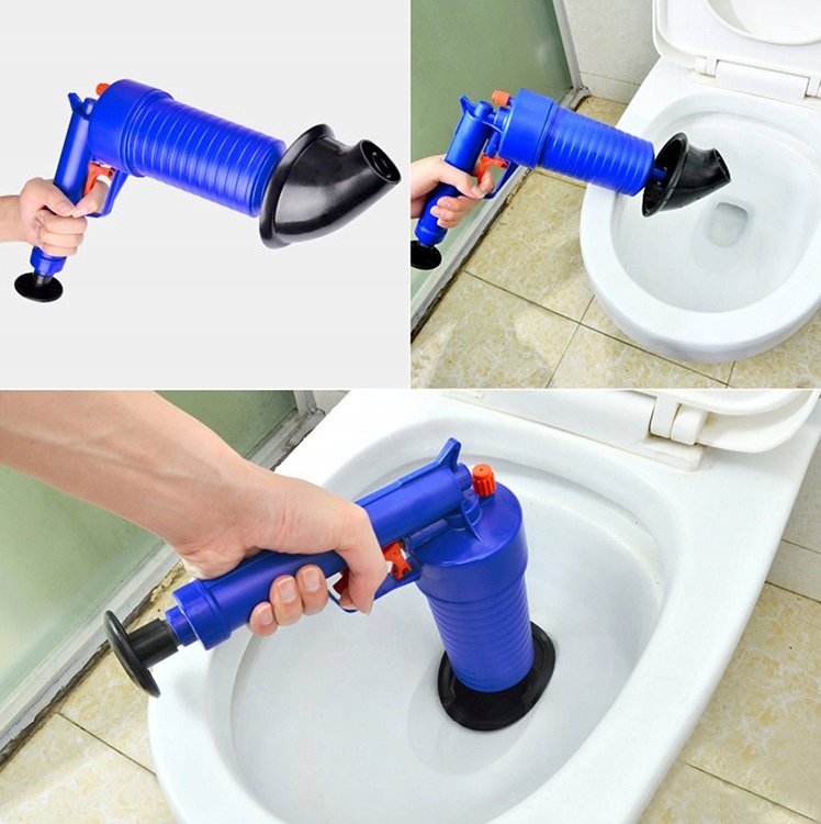 Mocny Udrażniacz Przepychacz Rur Wc Zlewu Sanitarny Pistolet Do Udrażniania