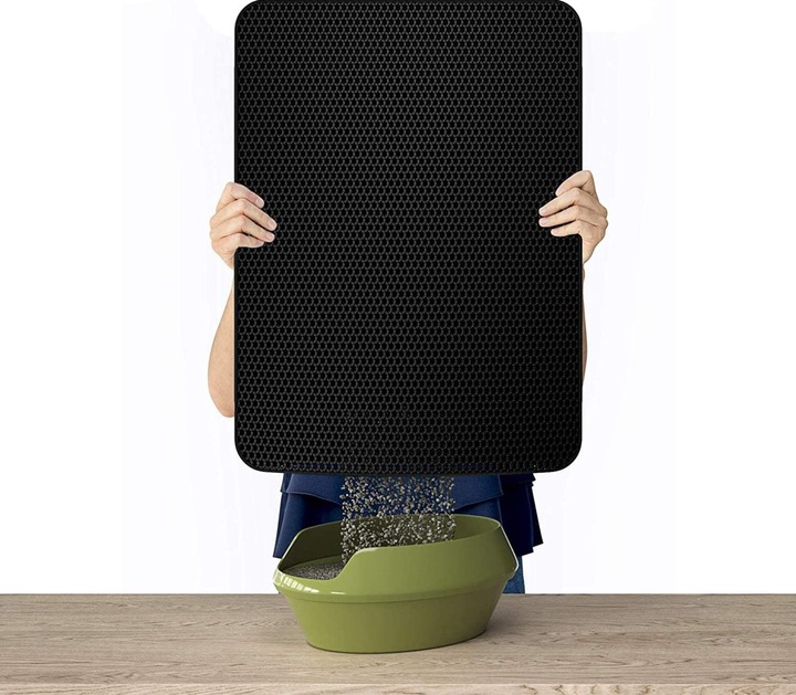 Mata Wycieraczka Pod Kuwetę Dla Kota Na Żwirek Czysta Podłoga Xxl