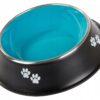 Miska Dla Psa Kota Metalowa Antypoślizgowa Miseczka Łapka Guma Łapki 400ml