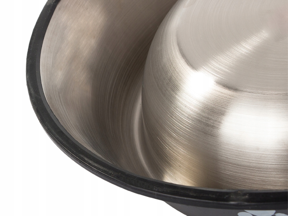 Miska Dla Psa Kota Metalowa Antypoślizgowa Miseczka Łapka Guma Łapki 400ml