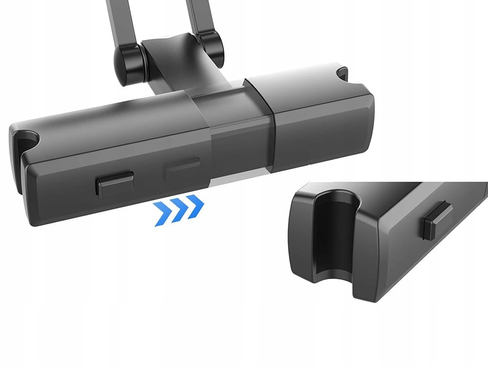 Stabilny Uchwyt Samochodowy Na Tablet Telefon Na Zagłówek Regulowany