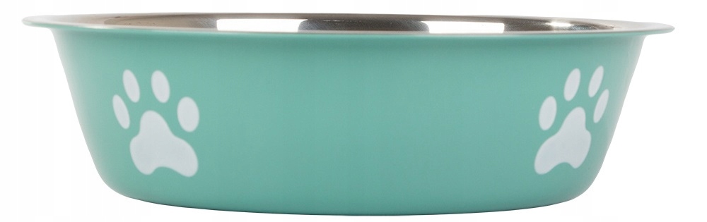 Miska Dla Psa Kota Metalowa Antypoślizgowa Miseczka Łapka Guma Łapki 400ml