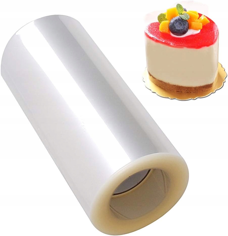 Gruba Folia Rantowa Cukiernicza Owijka Rant Do Tortu Ciasta H=20cm X 10m