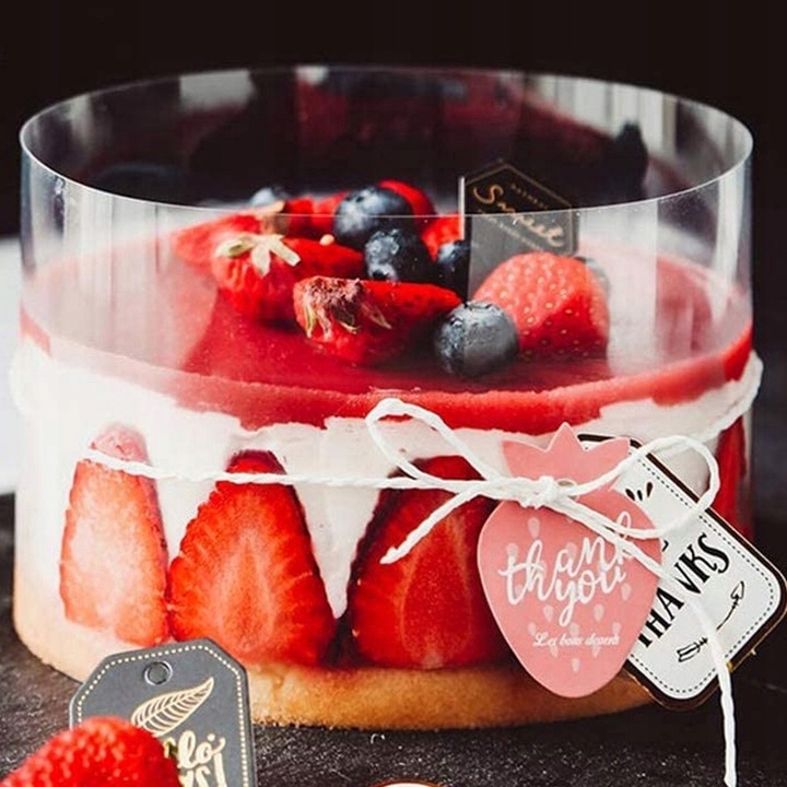 Gruba Folia Rantowa Cukiernicza Owijka Rant Do Tortu Ciasta H=20cm X 10m