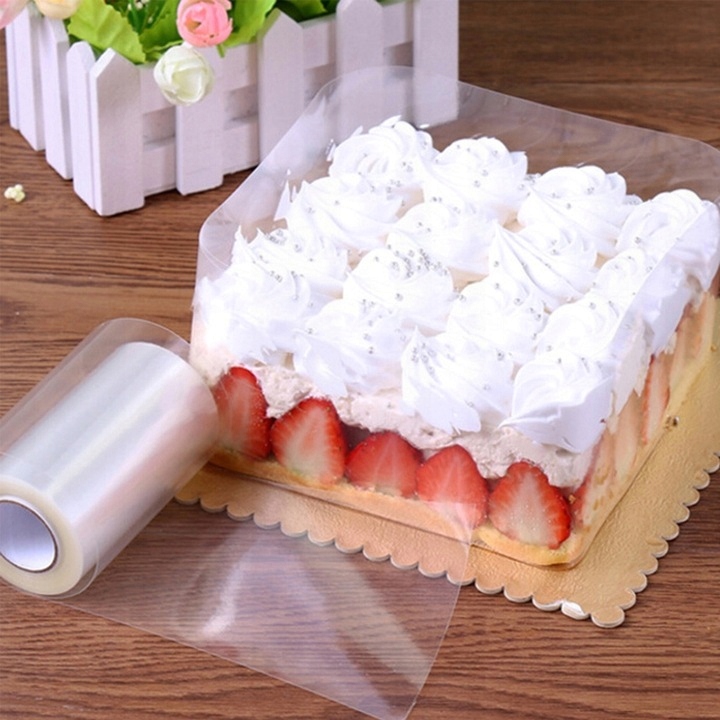 Gruba Folia Rantowa Cukiernicza Owijka Rant Do Tortu Ciasta H=20cm X 10m