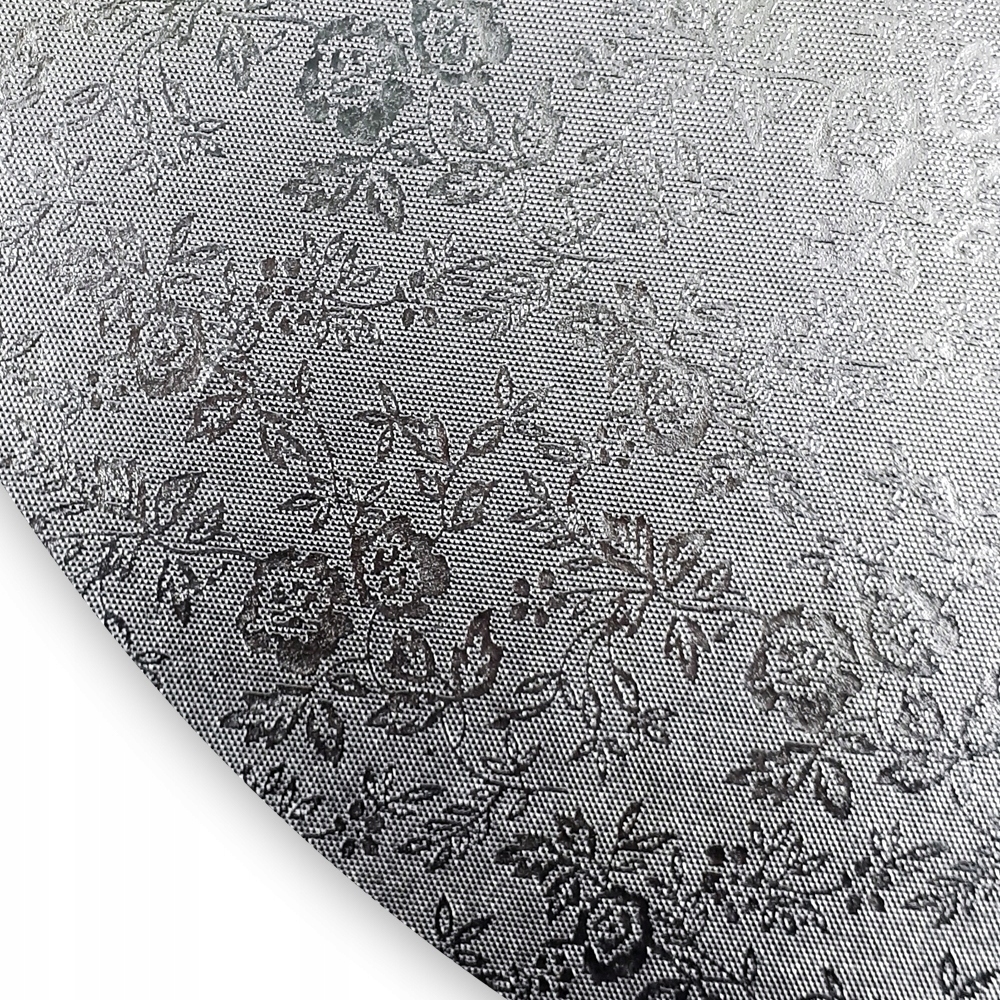 Podkład Pod Tort Srebrny 30 cm Okrągły Gruby 12mm Mocny Sztywny Silver