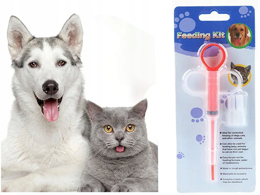 Aplikator Tabletek Leków Dla Psa Kota Do Podawania Suplementów Dozownik