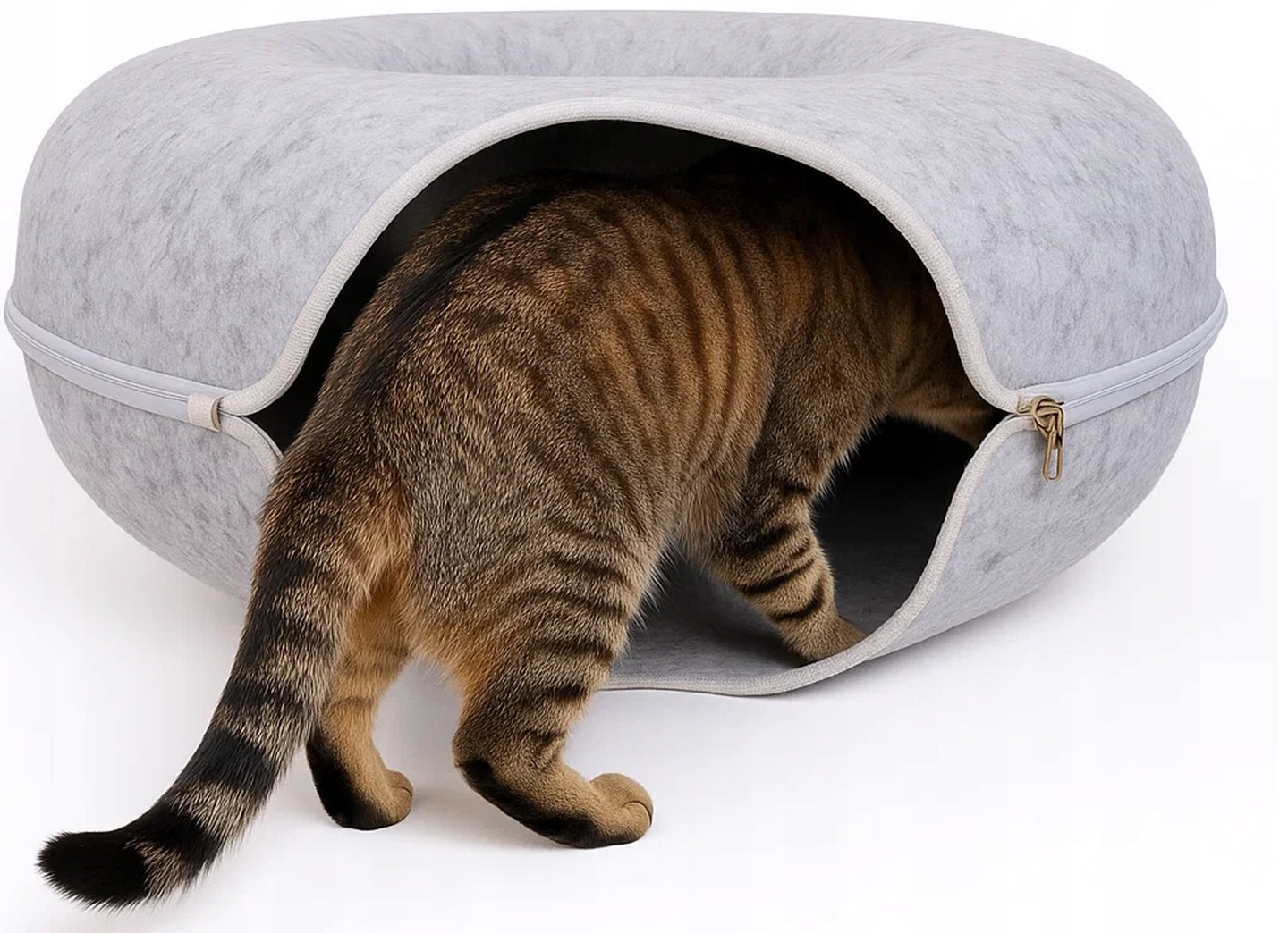Legowisko Dla Kota Tunel Antystresowy Donut Okrągły Do Leżenia Dla Fretki