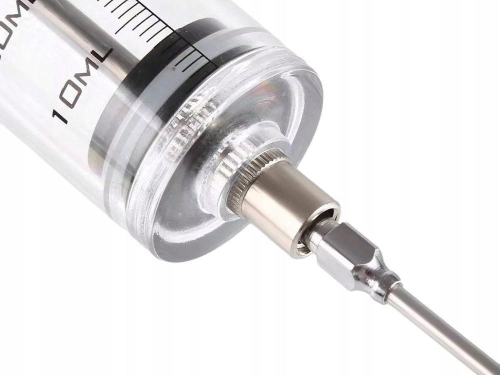 Nastrzykiwarka Do Mięsa Strzykawka Wędlin Szynki Szpryca Mięs 50ml 3 Igły