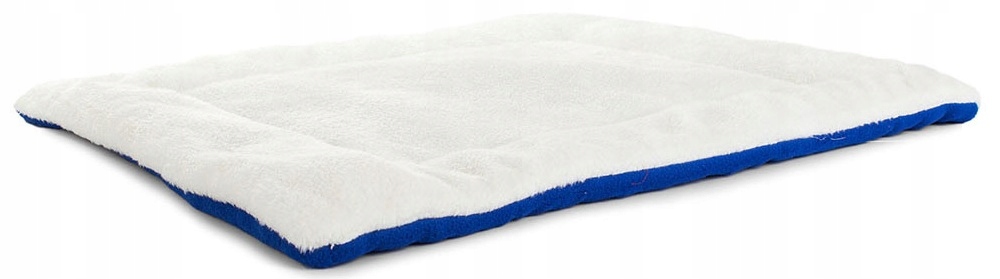 Mata Materiałowa Leżanka- Legowisko Dla Psa 70x50cm Niebieska Polar