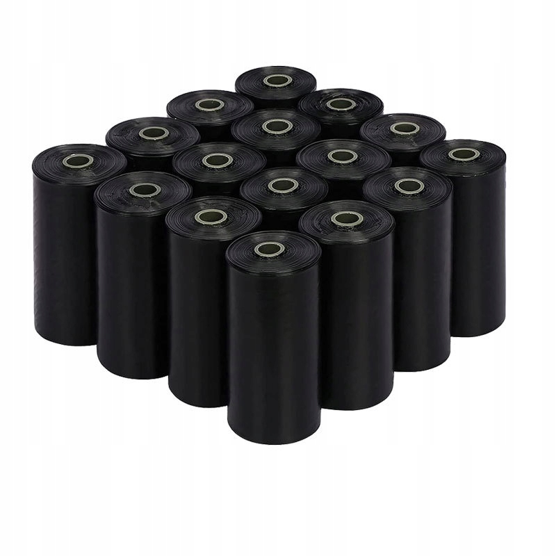 Worki Na Psie Odchody 300szt Mocne Woreczki Na Kupy Dla Psa 20 Rolek Czarne