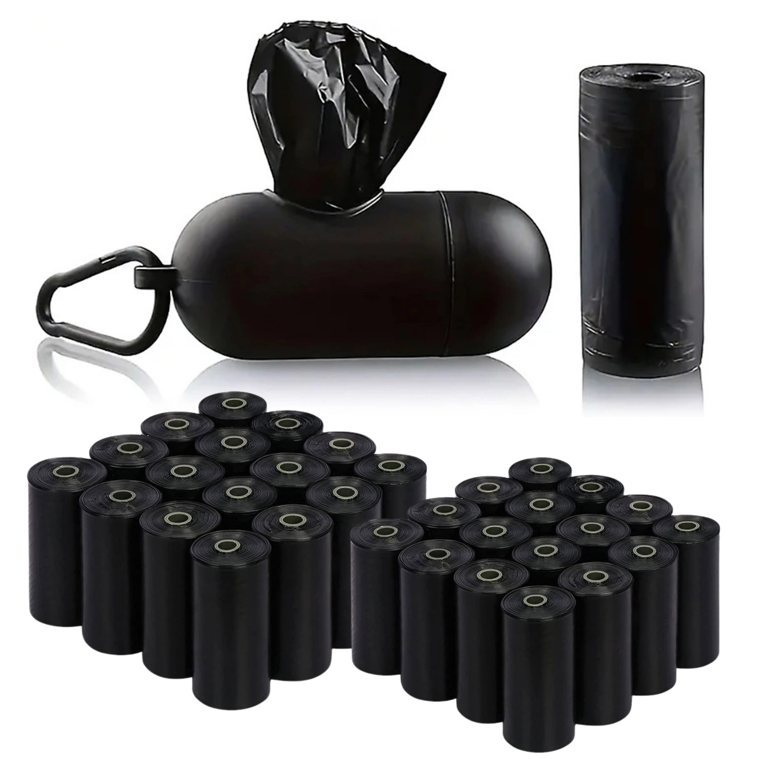 Worki Na Psie Odchody 300szt Mocne Woreczki Na Kupy Dla Psa 20 Rolek Czarne