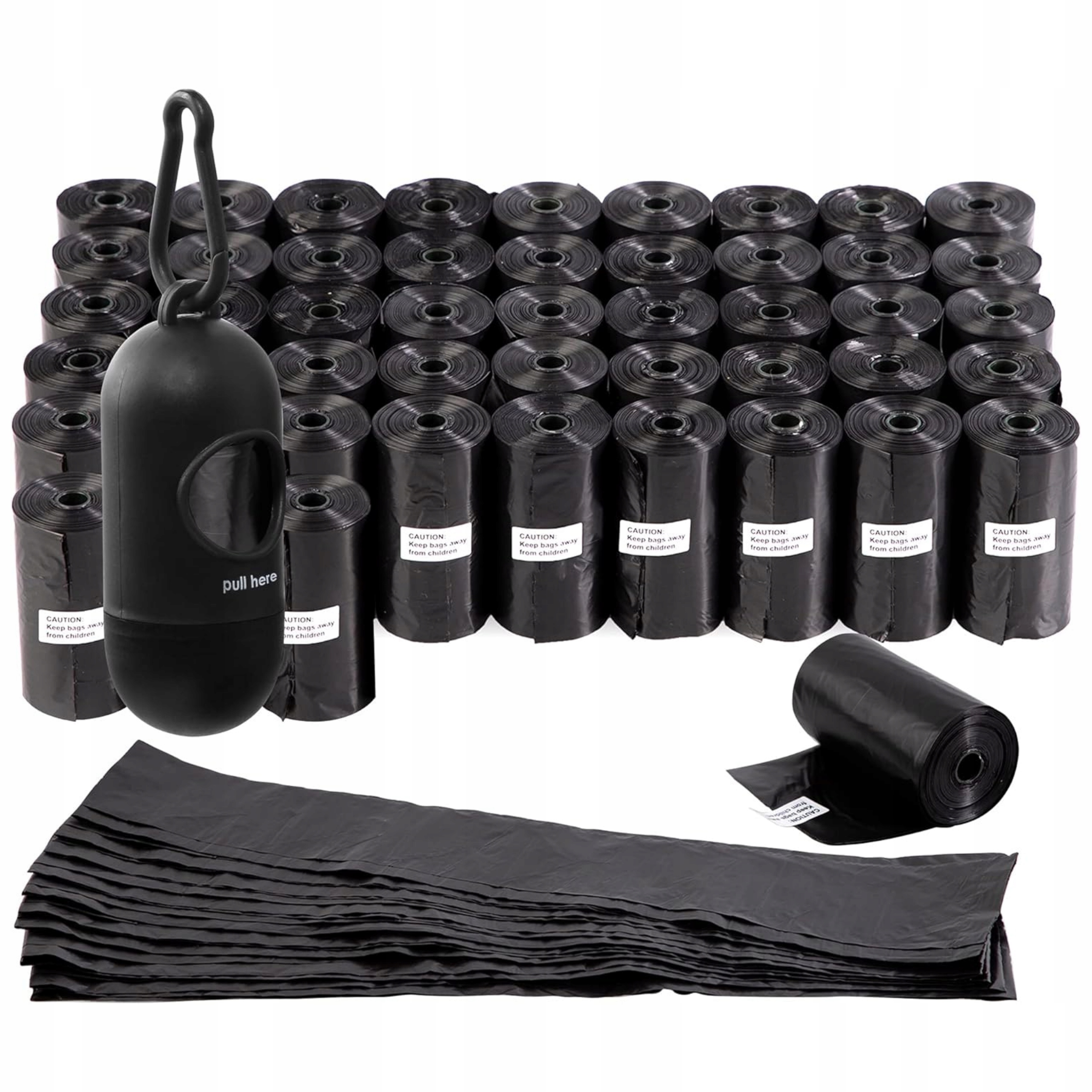 Worki Na Psie Odchody 300szt Mocne Woreczki Na Kupy Dla Psa 20 Rolek Czarne