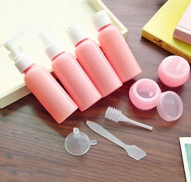 Kosmetyczka Podróżna Pojemniki Butelki Do Samolotu