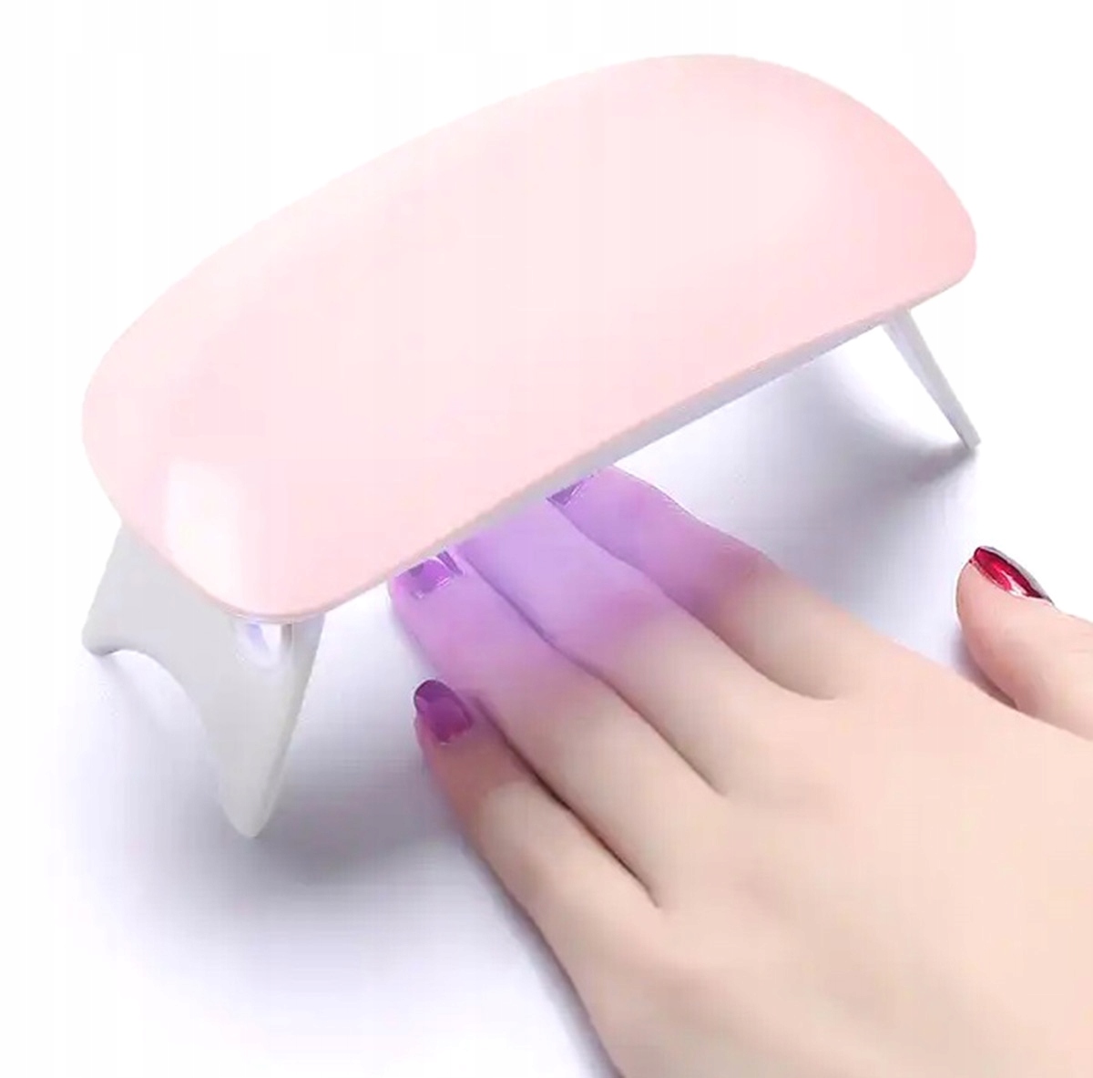 Mała Lampa UV LED Do Utwardzania Paznokci Hybrydy Żele USB Lampka Manicure