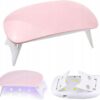 Mała Lampa UV LED Do Utwardzania Paznokci Hybrydy Żele USB Lampka Manicure