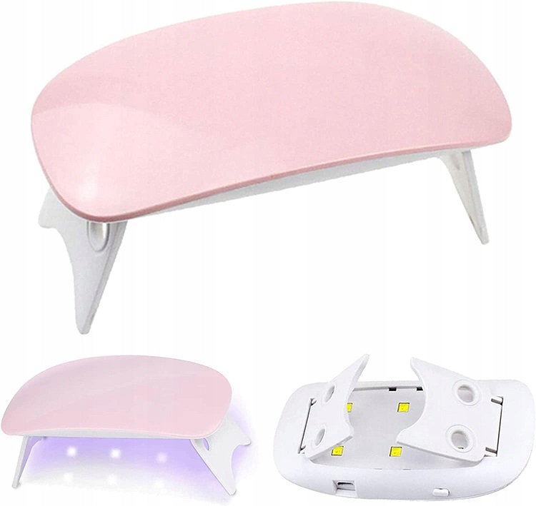 Mała Lampa UV LED Do Utwardzania Paznokci Hybrydy Żele USB Lampka Manicure