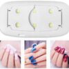 Mała Lampa UV LED Do Utwardzania Paznokci Hybrydy Żele USB Lampka Manicure