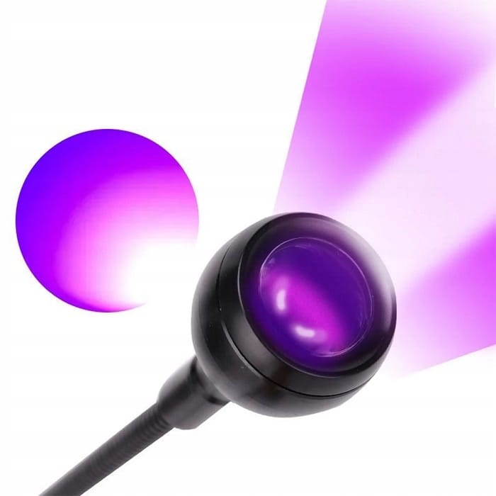 Mała Lampa UV LED Do Utwardzania Paznokci Hybrydy Żele USB Lampka Manicure