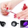 Mała Lampa UV LED Do Utwardzania Paznokci Hybrydy Żele USB Lampka Manicure