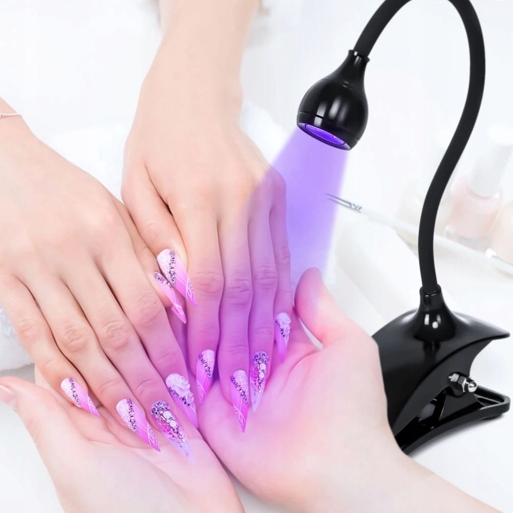 Mała Lampa UV LED Do Utwardzania Paznokci Hybrydy Żele USB Lampka Manicure