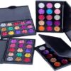 Zestaw 15 Kolorów Paleta Cieni Do Powiek Make Up Cienie Makijaż Brokatowe 1