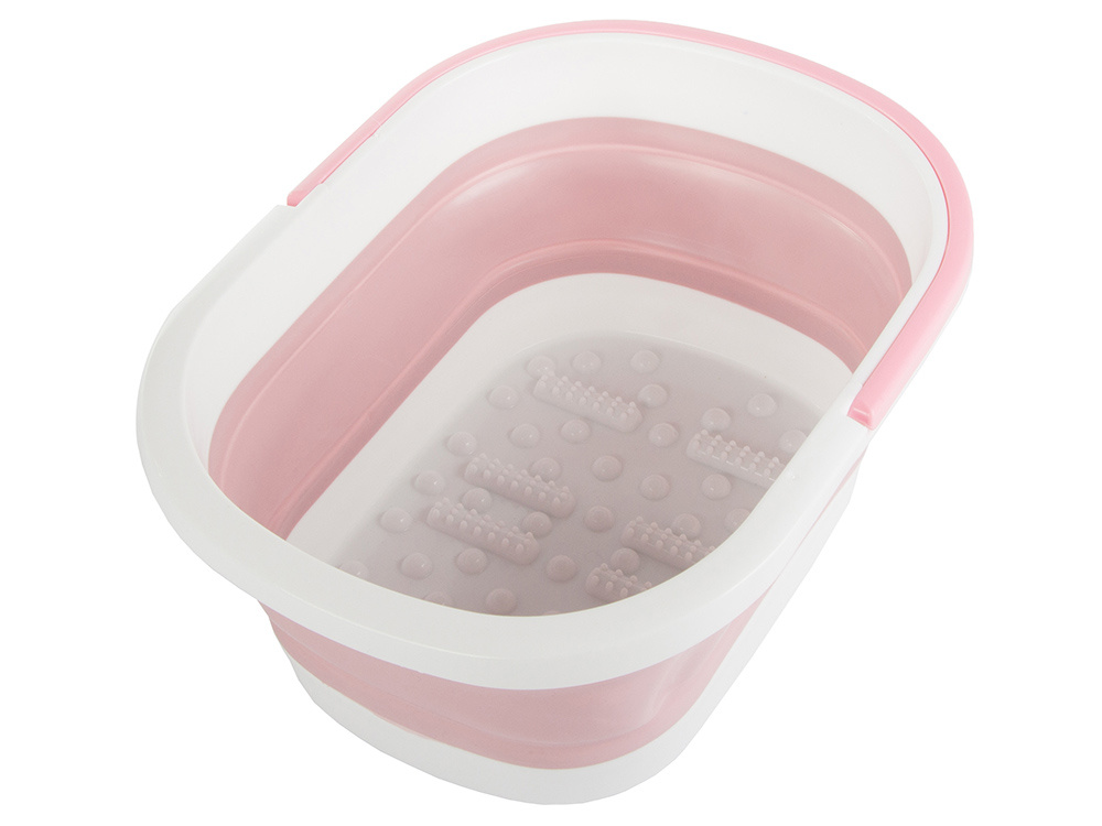 Składane Wiadro Do Masażu Mycia Stóp Nóg Miska Silikonowa Pedicure Wypustki