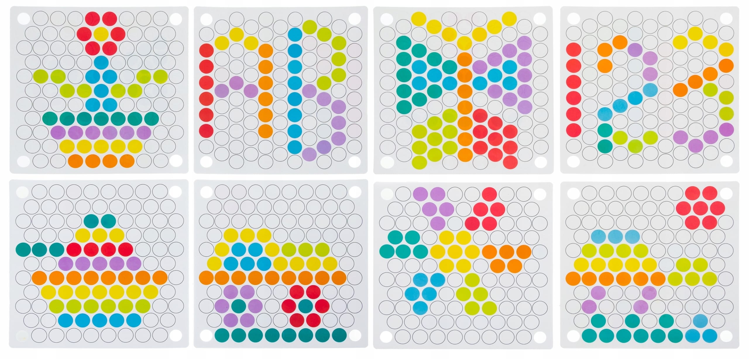 Drewniana Układanka Mozaika Koraliki Kulki Montessori Logarytmiczna Tablica