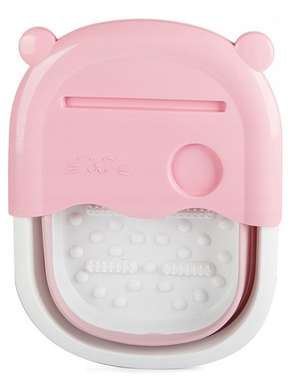 Składane Wiadro Do Masażu Mycia Stóp Nóg Miska Silikonowa Pedicure Wypustki