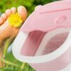 Składane Wiadro Do Masażu Mycia Stóp Nóg Miska Silikonowa Pedicure Wypustki