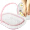 Składane Wiadro Do Masażu Mycia Stóp Nóg Miska Silikonowa Pedicure Wypustki