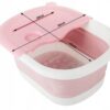 Składane Wiadro Do Masażu Mycia Stóp Nóg Miska Silikonowa Pedicure Wypustki