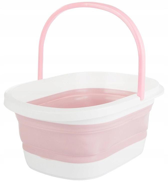 Składane Wiadro Do Masażu Mycia Stóp Nóg Miska Silikonowa Pedicure Wypustki