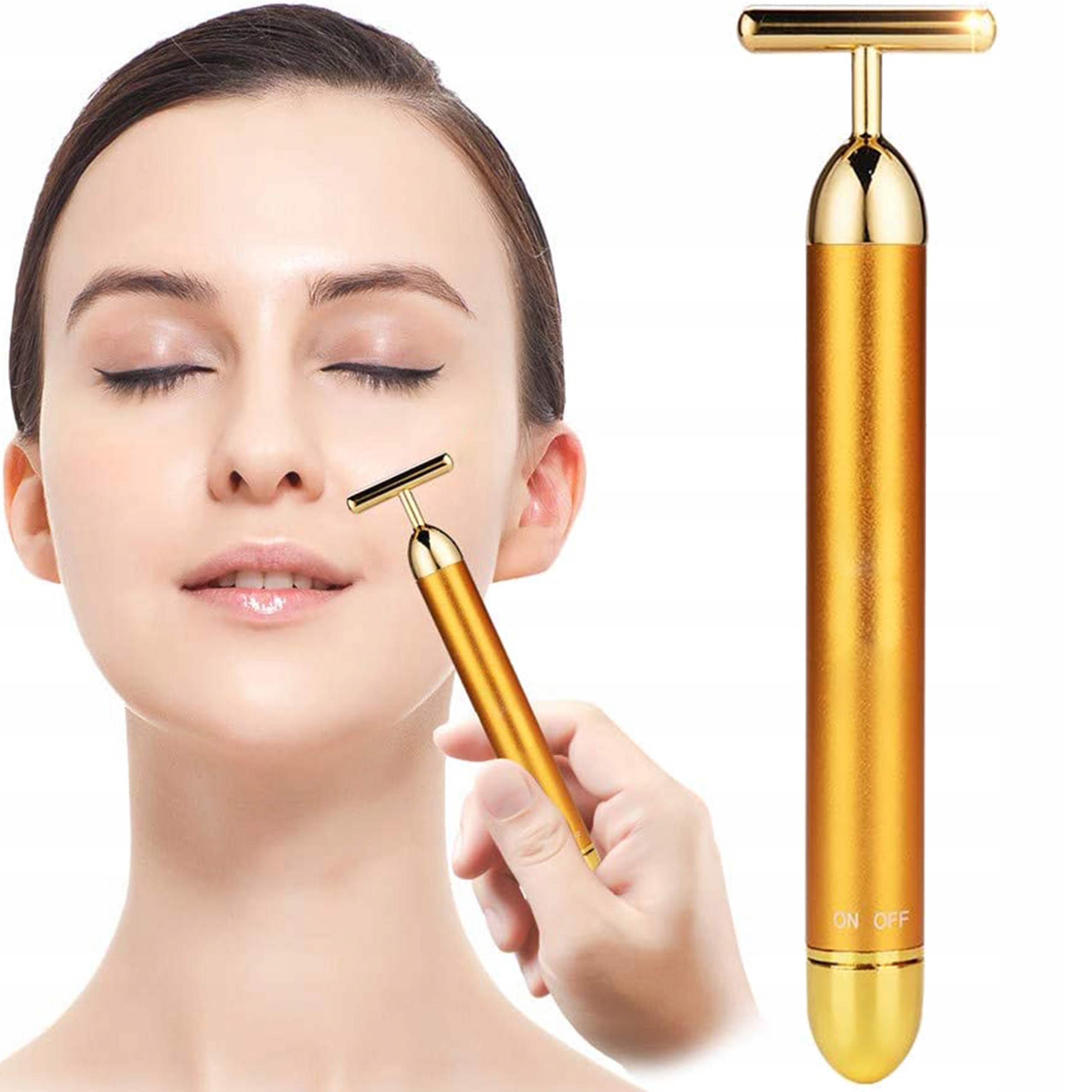 Wibracyjny Masażer Do Twarzy Odmładzający Ujędrniający Lifting Wodoodporny