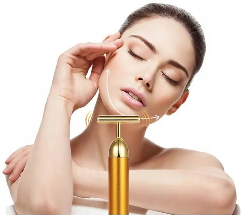 Wibracyjny Masażer Do Twarzy Odmładzający Ujędrniający Lifting Wodoodporny