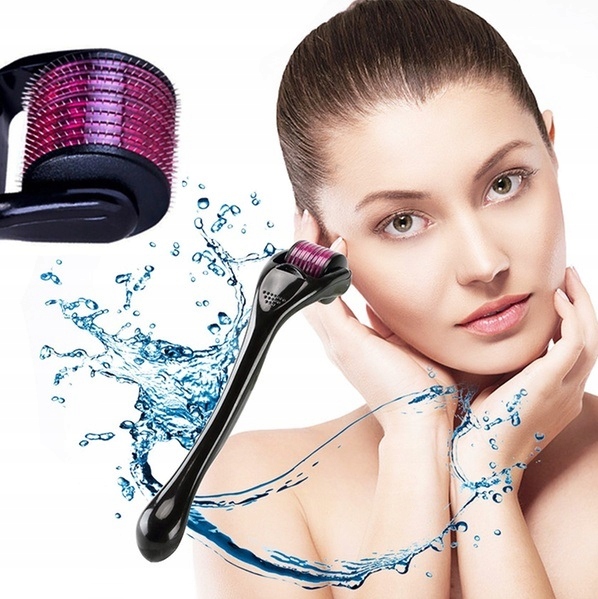 Derma Roller Mezoterapia 540 Zagęszczanie Łysienie Porost Włosów 0,5mm