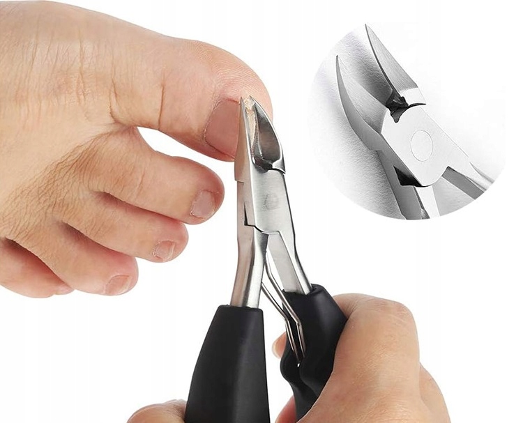 Cążki Do Paznokci Wrastających Grubych Obcinacz Skórek Nożyczki Obcinaczki