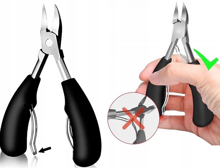 Cążki Do Paznokci Wrastających Grubych Obcinacz Skórek Nożyczki Obcinaczki