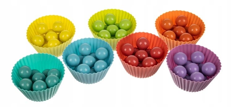 Drewniana Układanka Mozaika Koraliki Kulki Montessori Logarytmiczna Tablica