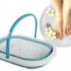 Składane Wiadro Do Masażu Mycia Stóp Nóg Miska Silikonowa Pedicure Wypustki