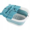 Składane Wiadro Do Masażu Mycia Stóp Nóg Miska Silikonowa Pedicure Wypustki