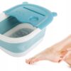 Składane Wiadro Do Masażu Mycia Stóp Nóg Miska Silikonowa Pedicure Wypustki