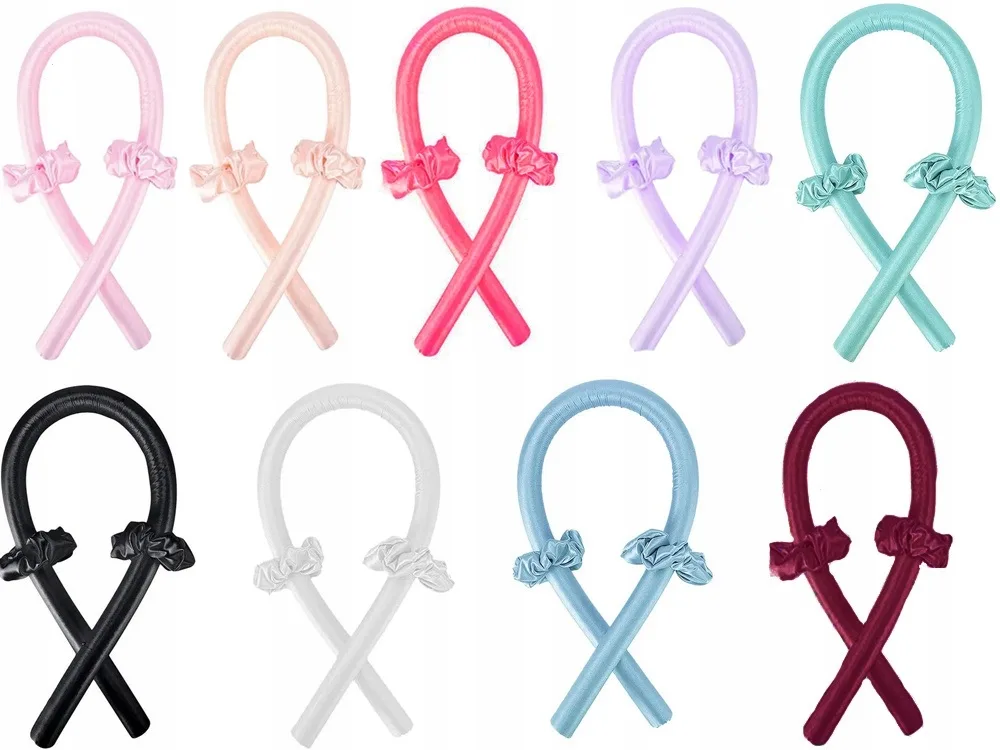 Wałek Do Kręcenia Loków Heatless Curls Scrunchie Do Włosów + Spinka Gumki