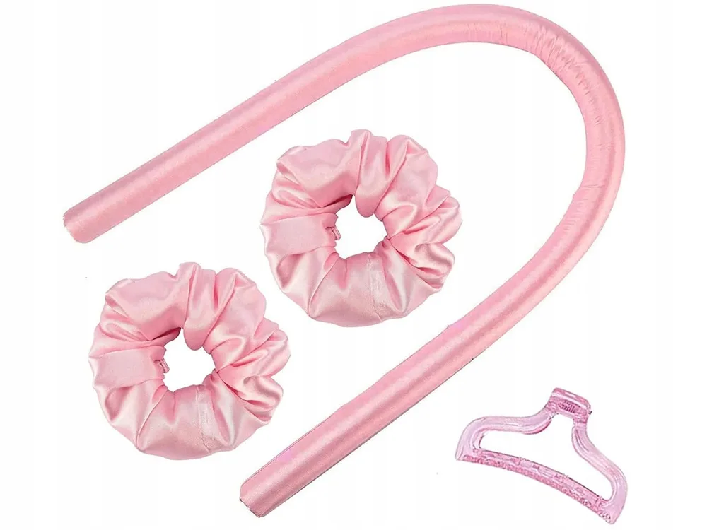 Wałek Do Kręcenia Loków Heatless Curls Scrunchie Do Włosów + Spinka Gumki