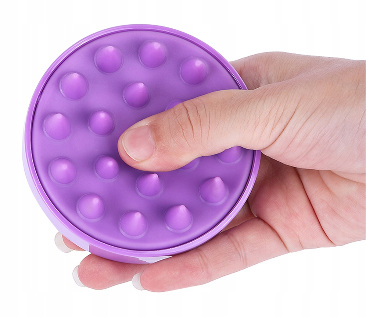 Szczotka Do Masażu Skóry Głowy Mycia Włosów Pielęgnacja Masażer Silikonowy