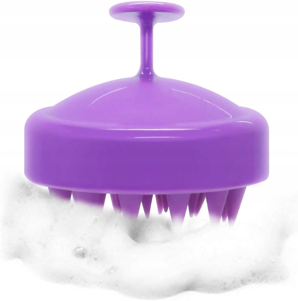 Szczotka Do Masażu Skóry Głowy Mycia Włosów Pielęgnacja Masażer Silikonowy